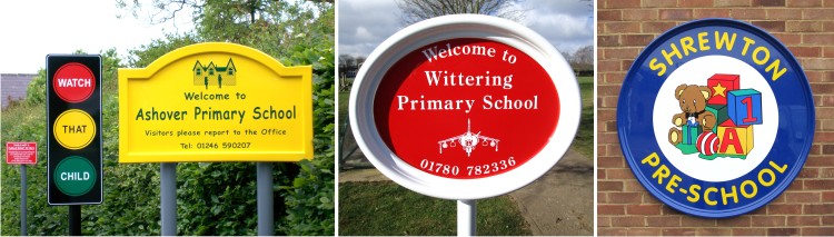 GRP school signage